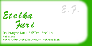 etelka furi business card