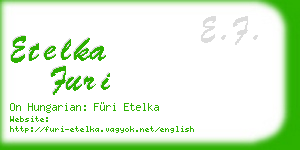 etelka furi business card